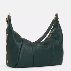 HAMMITT Morgan Crossbody Grove Green/Brushes Gold